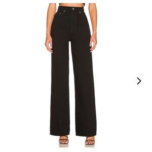 Lovers + Friends Black Flare & Wide Leg Jeans